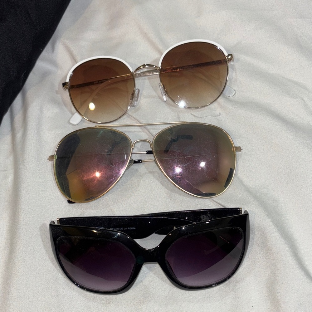 Get all 3 Black and Brown Sunglasses Set